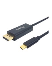 Equip Adapter USB-C -> DisplayPort 4K60Hz 2.00m sw Digital/Daten Digital/Display/Video 2 m (133427)
