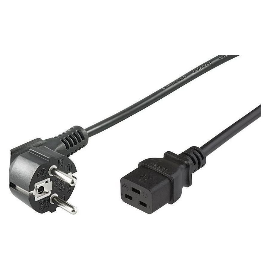 MicroConnect PE0771905 Stromkabel Schwarz 5 m CEE7/7 C19-Koppler (5 m) (PE0771905)