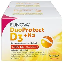 Eunova Duoprotect D3+k2 4000Ie/80Ug Kombi 180 ST