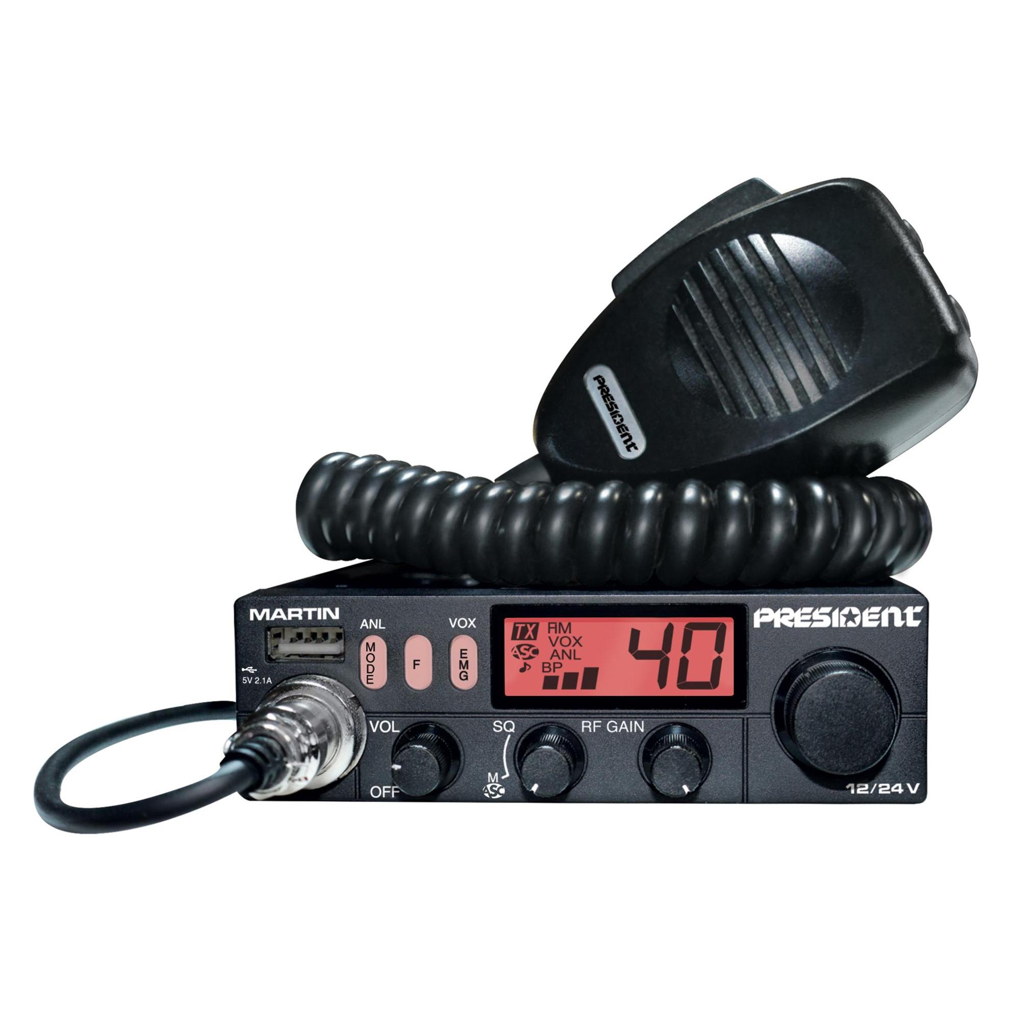 President CB-Radiosender Präsident Martin ASC (PRESI MARTIN ASC)