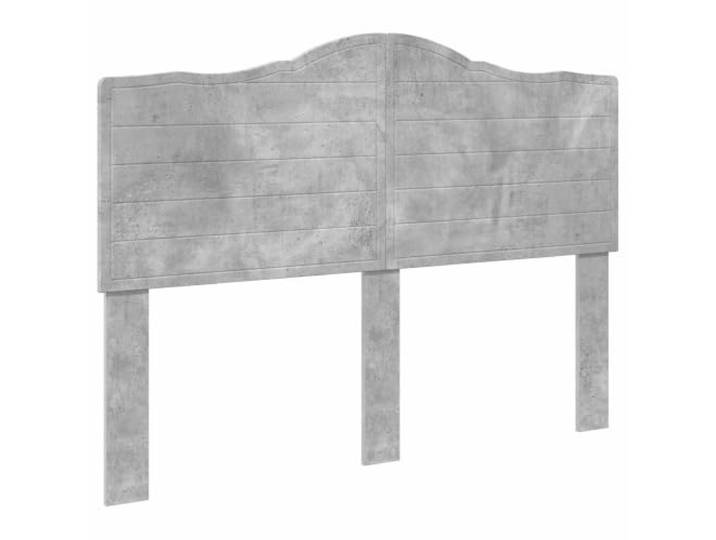 Makastle Kopfteil Betongrau Holzwerkstoff 153x100 cm Stabile Konstruktion