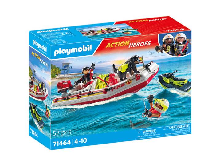 Playmobil® Action Heroes 71464 Feuerwehrboot mit Aqua Scooter 4+ Jahre