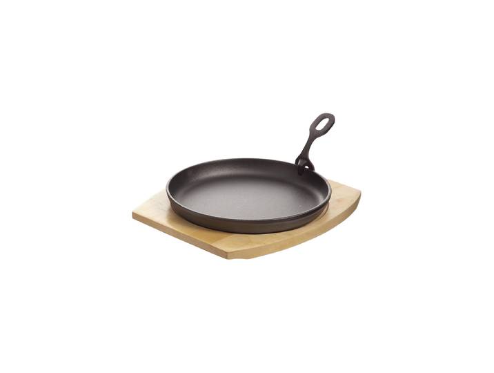 Grillpfannen Servier-Set „Looris“ Akazienholz Cosy & Trendy