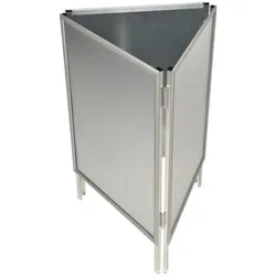 update displays Dreieck-Plakatständer »Economy« DIN A1 grau, 67x67x105 cm