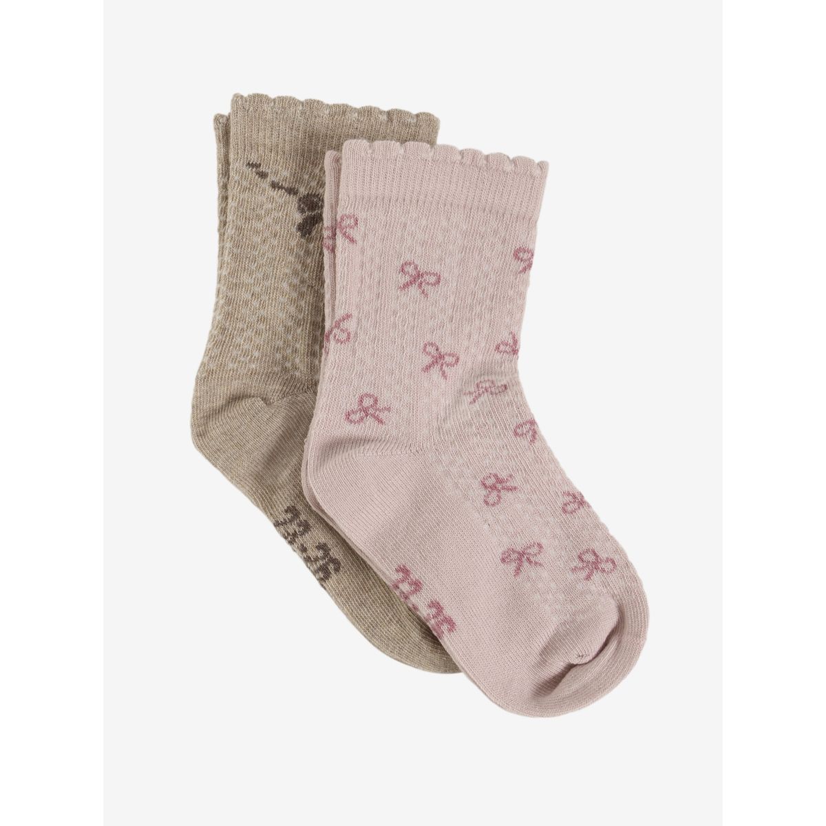 Minymo Socks w. Lettuce Edge (2-pack) shell (596) 35\38 6528-596-35\38