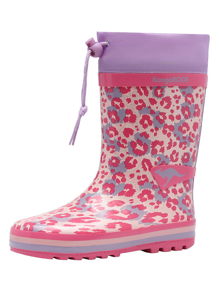 Kangaroos Gummistiefel "K-Rain" in Rosa/ Lila - 31