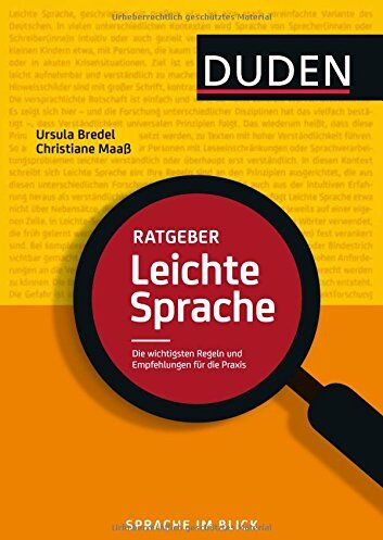 Ursula Bredel - Ratgeber Leichte Sprache: Die wichtigsten Regeln und Empfehlungen für die Praxis - Preis vom 11.10.2026 15:43:13 h