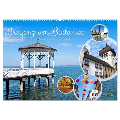 Bregenz am Bodensee (Wandkalender 2026 DIN A2 quer), CALVENDO Monatskalender