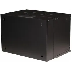 equip Wandgehäuse (7 HE, 10 Zoll Rack, 19 Zoll Rack), Serverschrank, Schwarz