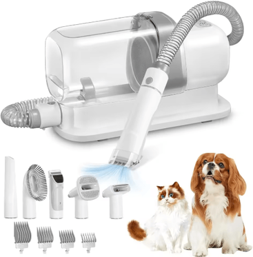 Inspire Picks Pet Grooming Vacuum Kit With 2.3L Dust Cup Powerful Pet Grooming Vacuum For Clean Shed Free Homes us Plug