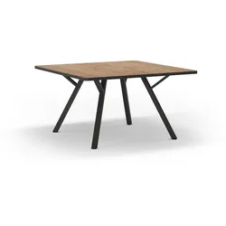 ESSTISCH Beni Braun 136/136/77 cm