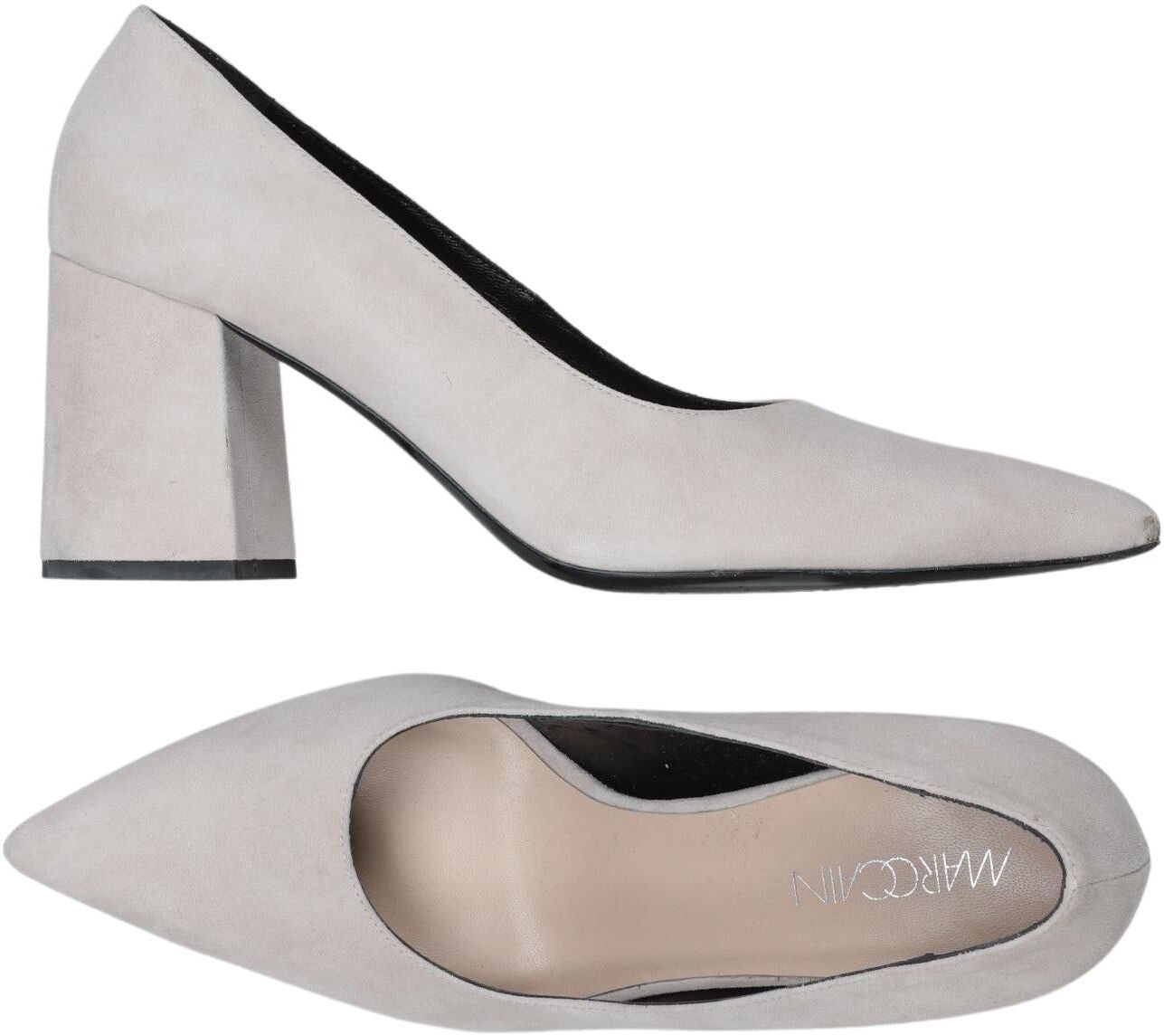 Marc Cain Damen Pumps, Grau, Gr. EU 41, Leder - Second Hand