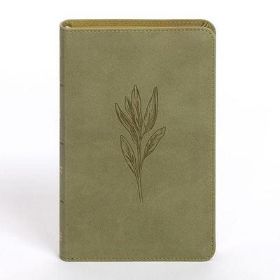 CSB Personal Size Bible, Sage Suedesoft Leathertouch, Gebundene Ausgabe von CSB Bibles by Holman, B&H Publishing Group
