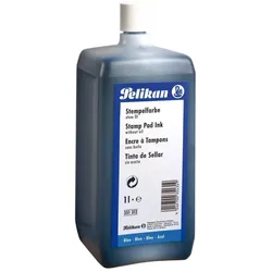 Pelikan Stempelfarbe ohne Öl, blau, 1l