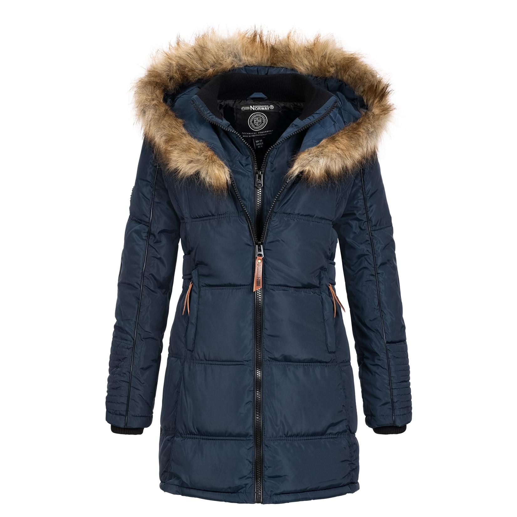 Geographical Norway Winterjacke mit Kapuze Regular Fit