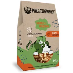 Tierfutter-Packung Gefriergetrocknete Delikatesse Samo Mięsko KREWETKI 50 g