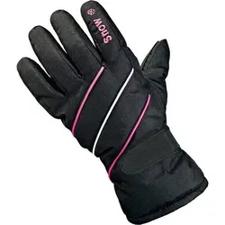 ARECO Kinder Handschuhe Skihandschuh Kids, Größe 6 in Schwarz Schwarz