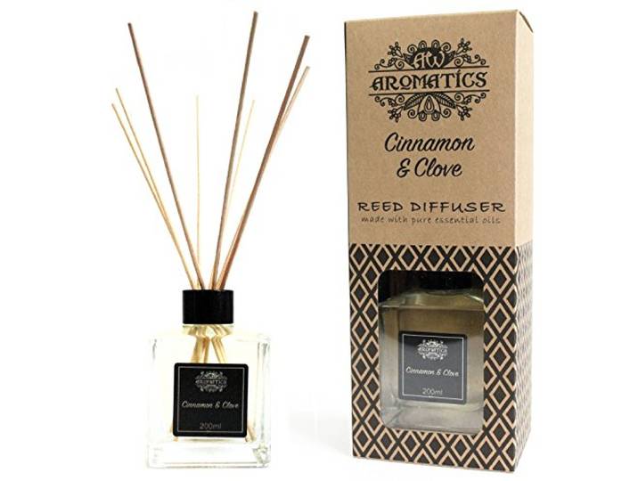 200ml Cinnamon & Clove Essential Oil Reed Diffuser