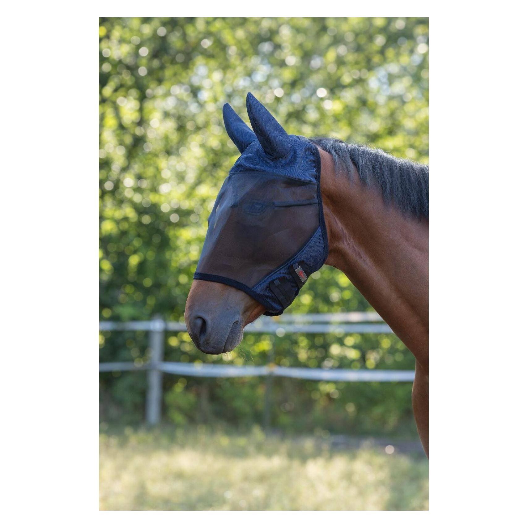 Kerbl Fliegenschutzmaske SuperFly navy incl. Ohrenschutz, Cob (3230233)