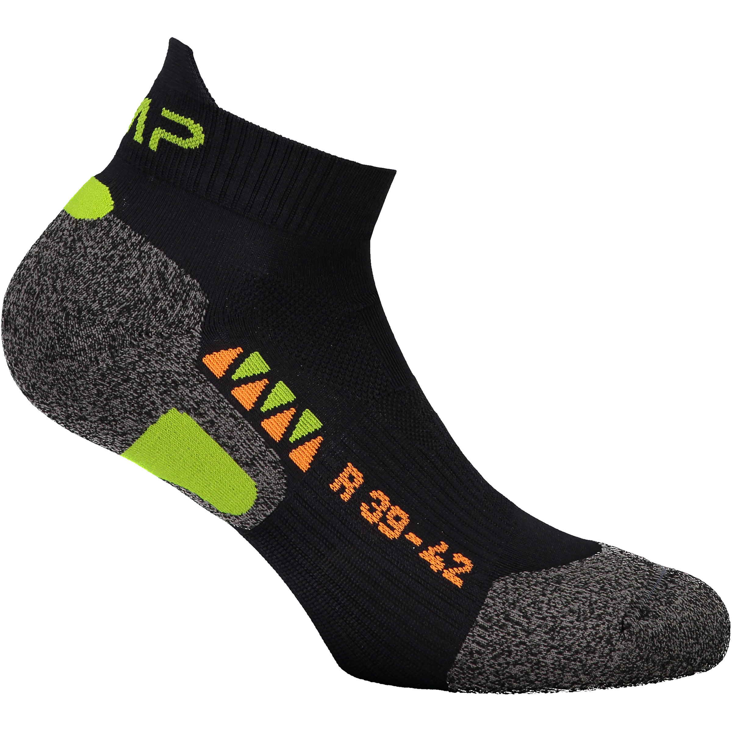 CMP Running Skinlife Laufsocken schwarz Größe 43 Trailrunning | Laufen Widerstandsfähig