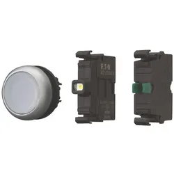 Eaton 110931 Leuchtdrucktaste, RMQ-Titan, flach, tastend, weiss M22-DL-W-K10LED-BVP