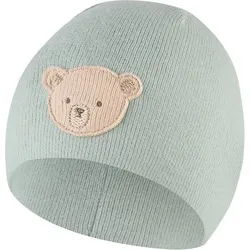 STERNTALER Beanie Bärchen, Größe 45 in Grün Grün