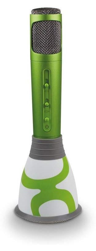 Metronic 485107 Draadloze Bluetooth Karaoke Microfoon met Knopbediening - Groen