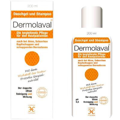 Dermolaval Duschgel+Shampoo f.d.Hautpatienten 200 ml Shampoo