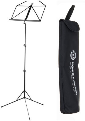 K&M 101 Stand Black Set Noir