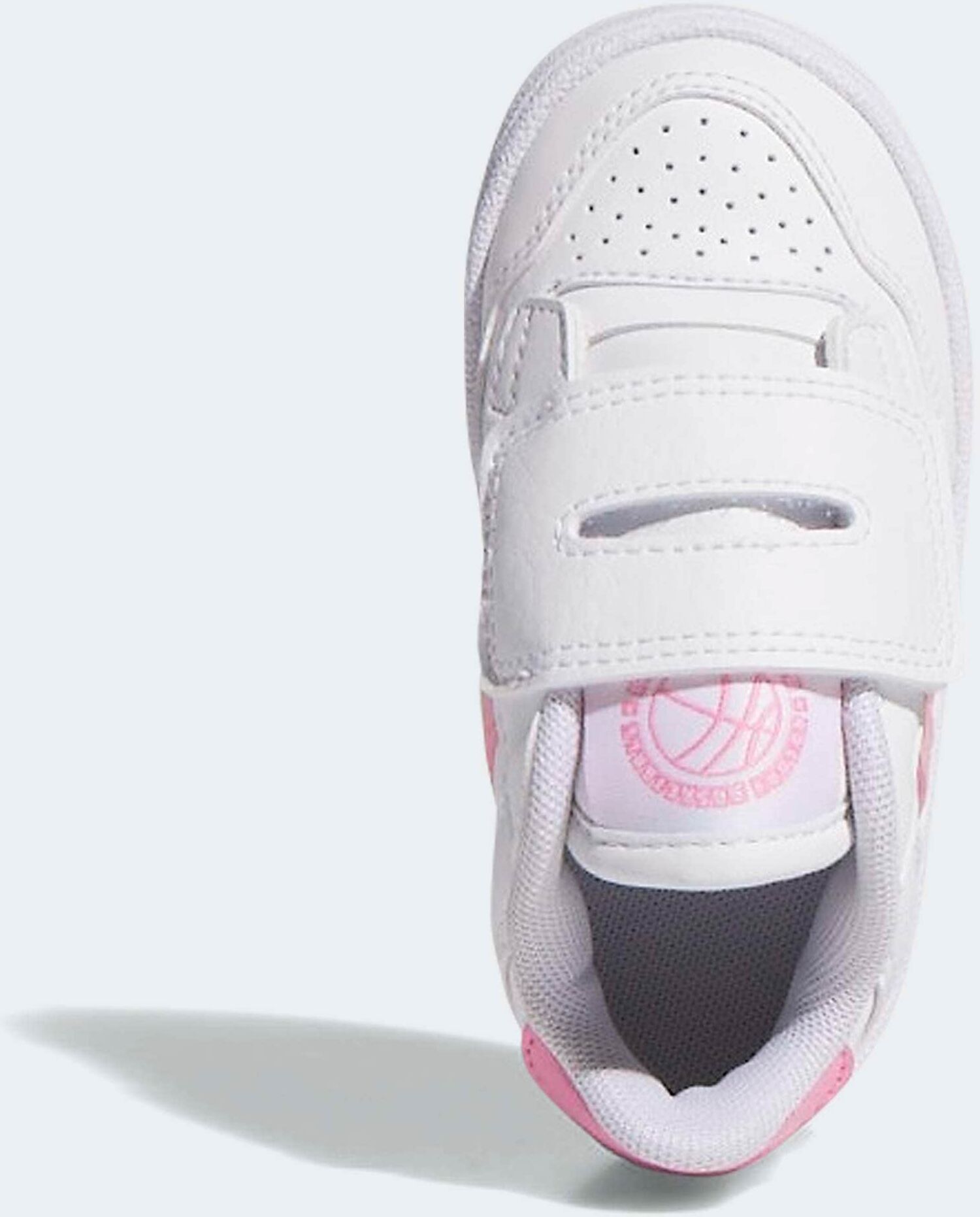Sneaker ADIDAS SPORTSWEAR "RAPID COURT KIDS", Mädchen, Gr. 25, pink (cloud weiß, bliss pink, ftwr weiß), Synthetik, Schuhe Sneaker, für Kinder