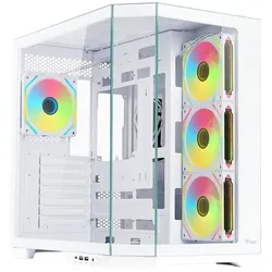 Itek Dark Cave Aku (ATX, mATX, Mini-ITX), PC Gehäuse, Weiss