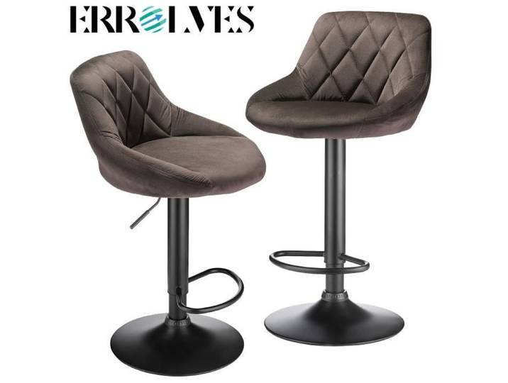 ERROLVES®8 Tabouret de Bar Rotatif à 360 Degrés (Marron)