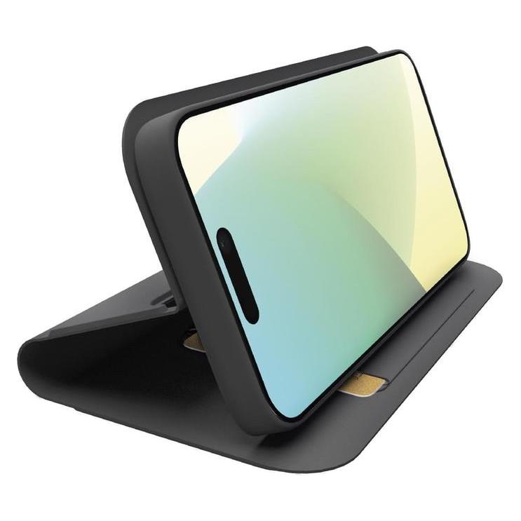 SBS Wallet Stand Case in PU für iPhone 16 black (Apple iPhone 16) (TEWALIP1661K)