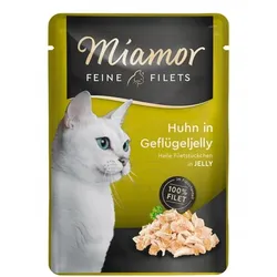 Miamor Feine Filets - Katzennassfutter Huhn in Geflügelgelee 100g