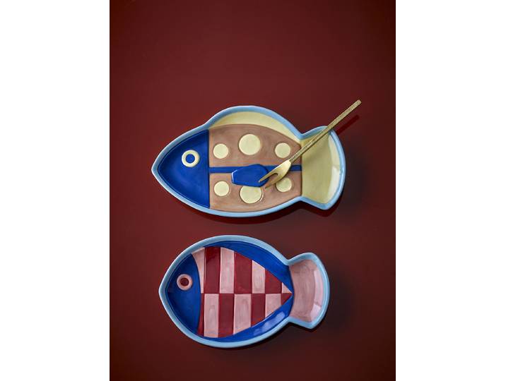 Assiette Willy 2 pièces 14 x 2 x 23cm Multicolore