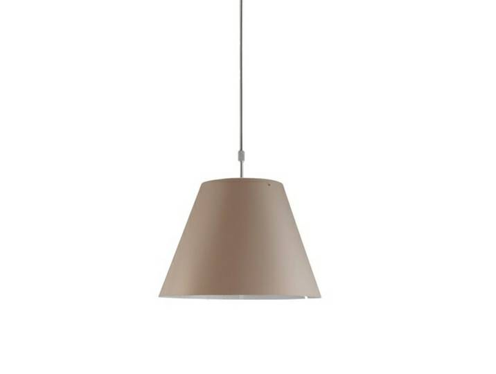 Costanza Pendelleuchte Shaded Stone - Luceplan - Esszimmer - Aluminium