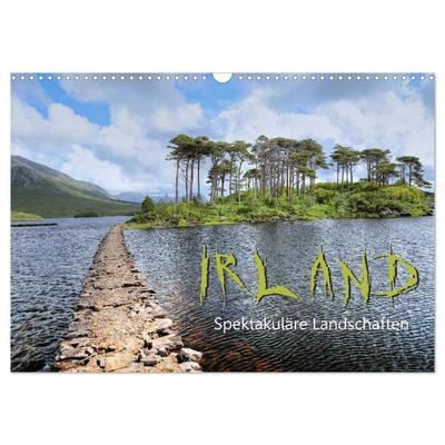 Irland - spektakuläre Landschaften (Wandkalender 2026 DIN A3 quer), CALVENDO Monatskalender