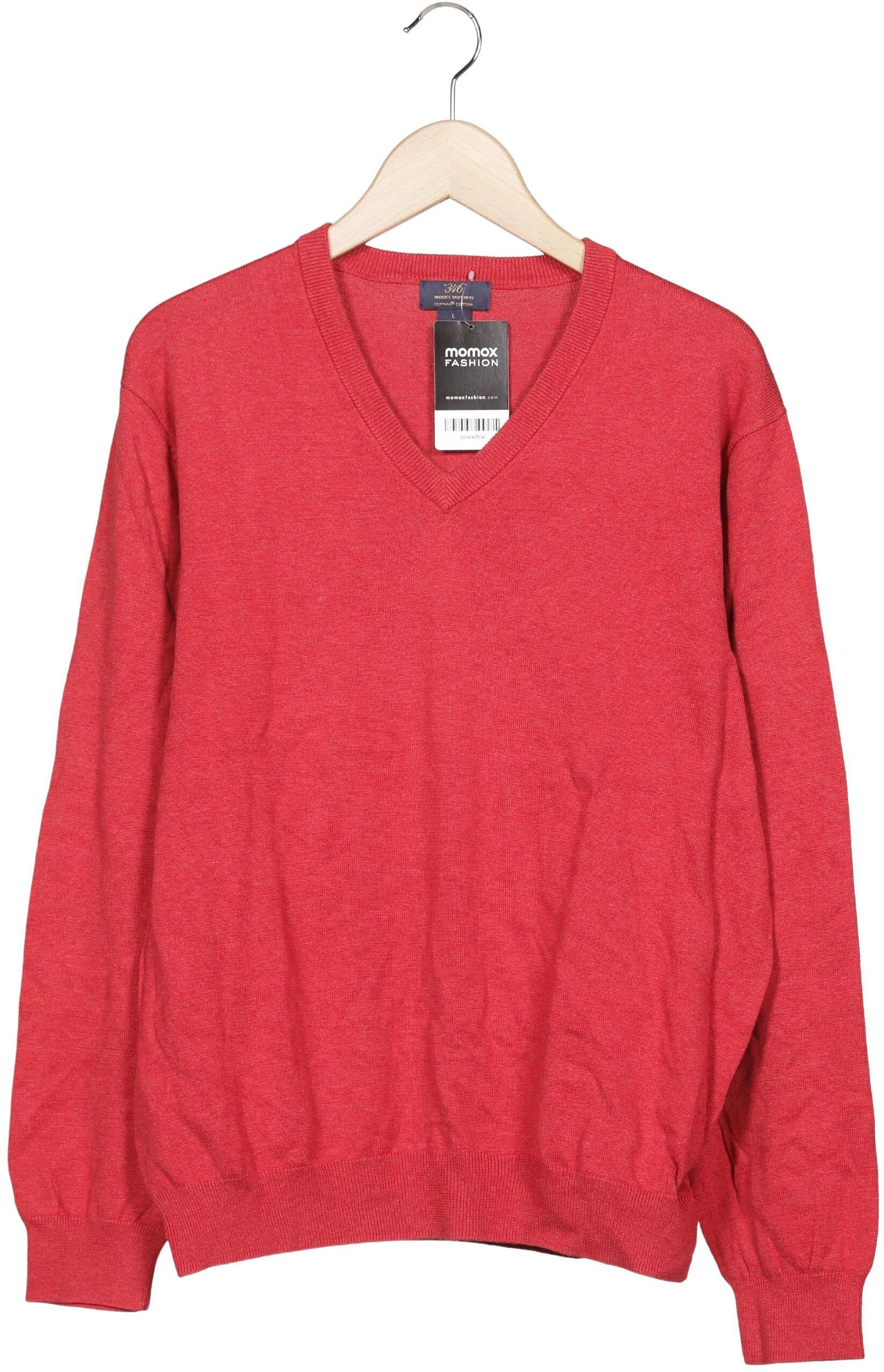 Brooks Brothers Herren Pullover, Rot, Gr. L, Baumwolle - Second Hand