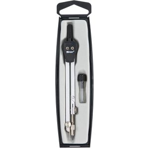 Spirit Zirkel TTS 403614 Classic, 2-teilig, Einsatzzirkel, schwarz, mit Kniegelenk