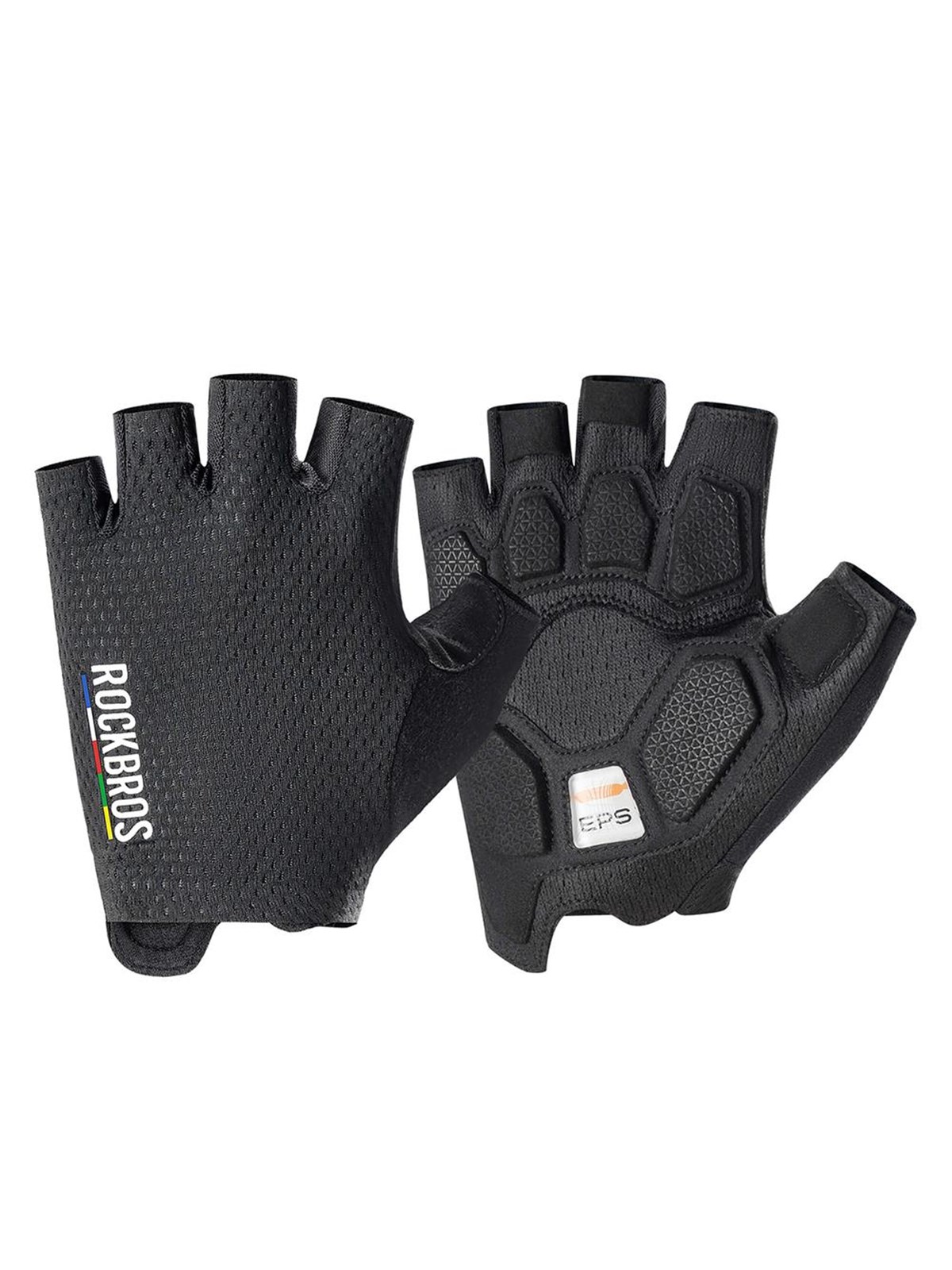 Rockbros TLS004 ROAD TO SKY Short Shock Absorbing Cycling Gloves S - Black