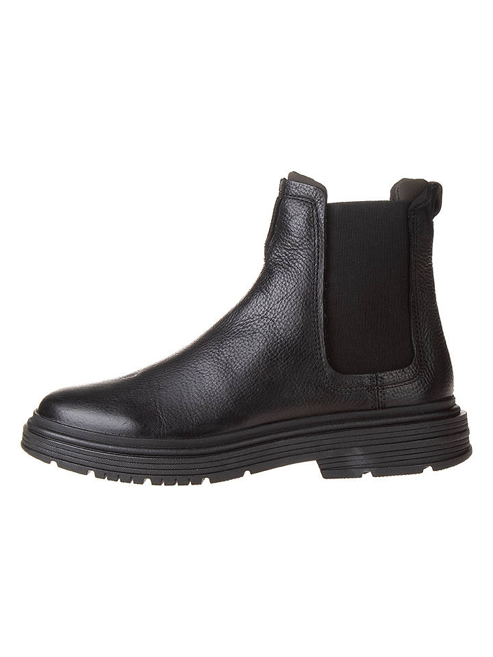 Clarks Leder-Chelsea-Boots "Badbury" in Schwarz - 41
