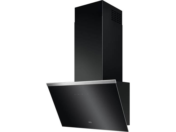 AEG Kopffreihaube DVE5661HB , Energieeffizienz: A, silber (schwarz), B:59,8cm H:54,3cm T:39,64cm, Dunstabzugshauben, Abluft- und Umluftbetrieb, mit LED-Beleuchtung, Kopffreihaube