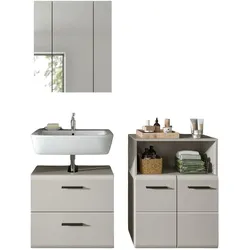 BADMÖBEL-SET Kaschmir 3-teilig 135 cm, Komplettset in modernem Design