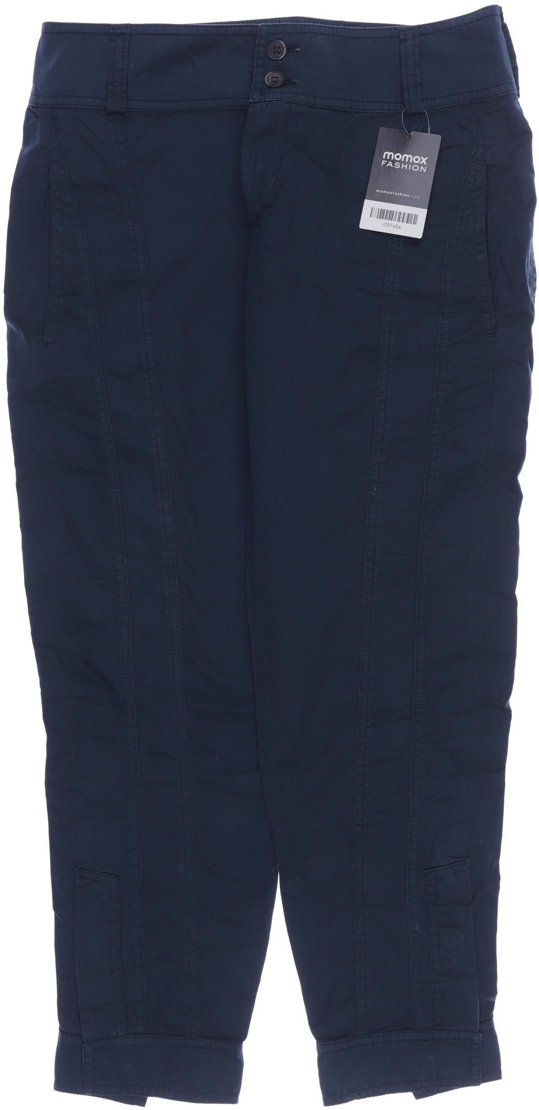 Turnover Damen Stoffhose, Türkis, Gr. EU 36, Baumwolle - Second Hand