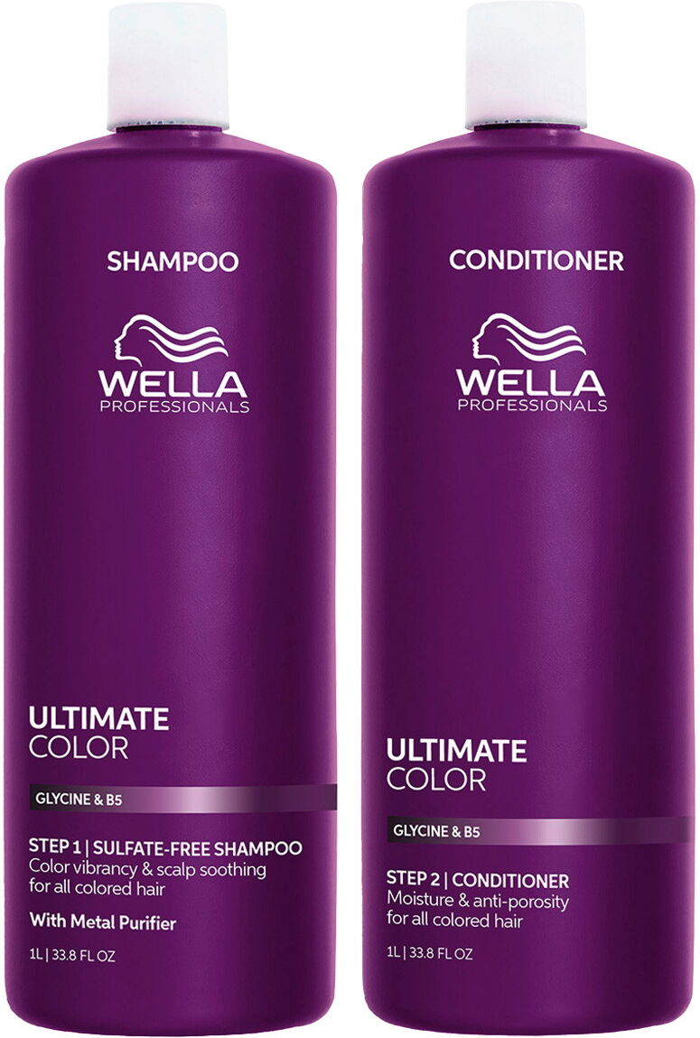 2L Wella Professionals Ultimate Color Kit big (Shampoo 1000ml + Conditioner 1000ml)