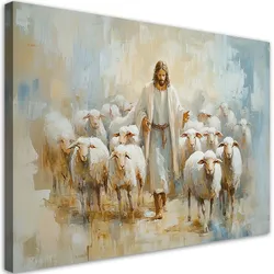 LEINWANDBILD Künstlerische und religiöse Werke 90x60cm