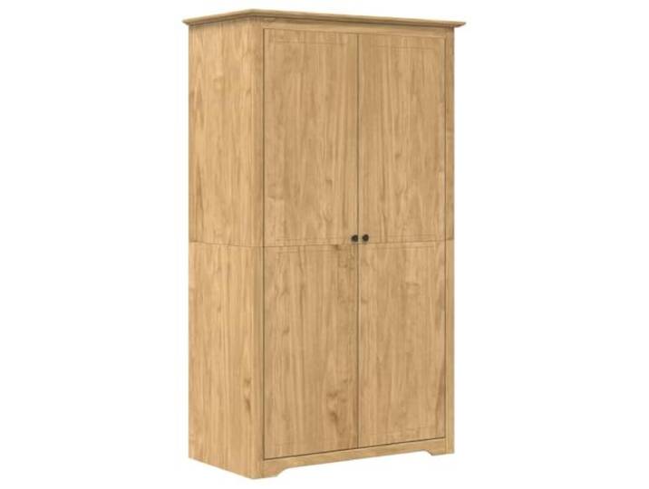 Kleiderschrank BODO Honigbraun 53,5 x 99 x 173 cm Holzwerkstoff Stabile Struktur, rechteckige Form, Kratzschutz, leichte Reinigung, Innenbereich, schnelle Montage zu zweit