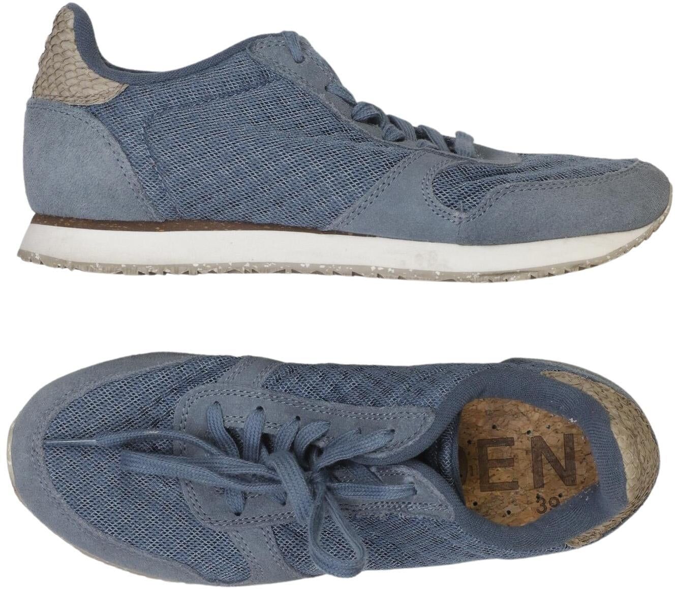 Woden Damen Sneaker, Blau, Gr. EU 39, kein / Etikett - Second Hand
