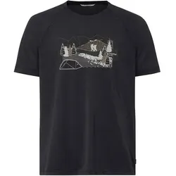 VAUDE Herren Shirt Me Gleann T-Shirt II, Größe L in Schwarz Schwarz
