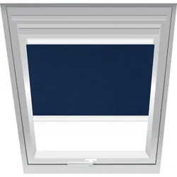 Roto Verdunklungsrollo Nachtblau 2-V22, 85x112 cm (8/11), 845 SR Holz,Aluminiumschiene,Manuell,Roto